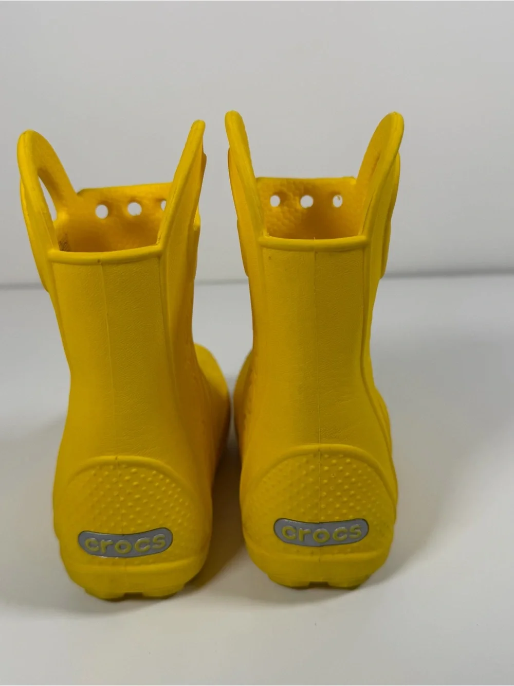 CROCS Kids Yellow Waterproof Rain Boots